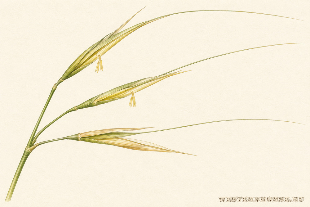 Иллюстрация: Ковыль волосатик (Stipa capillata L.) — цветущие колоски