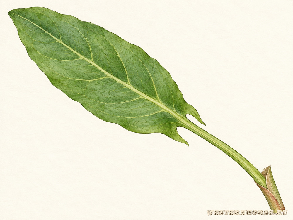 Иллюстрация: Щавель кислый (Rumex acetosa L.) — прикорневой лист