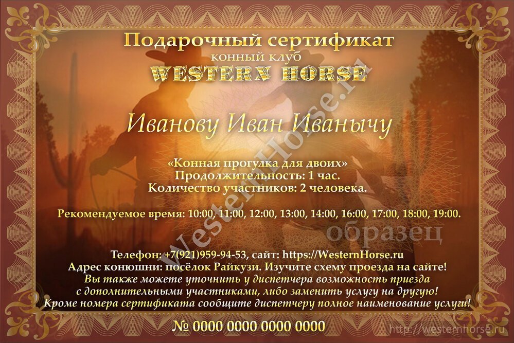 Фото сделано нами. WesternHorse03