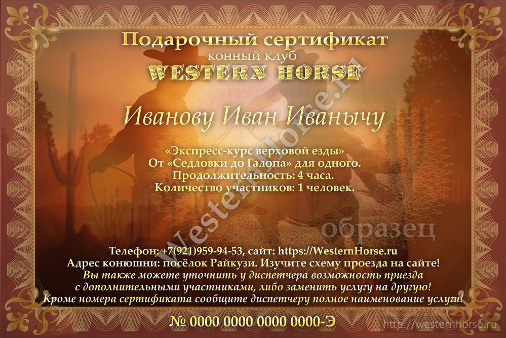Фото сделано нами. WesternHorse12
